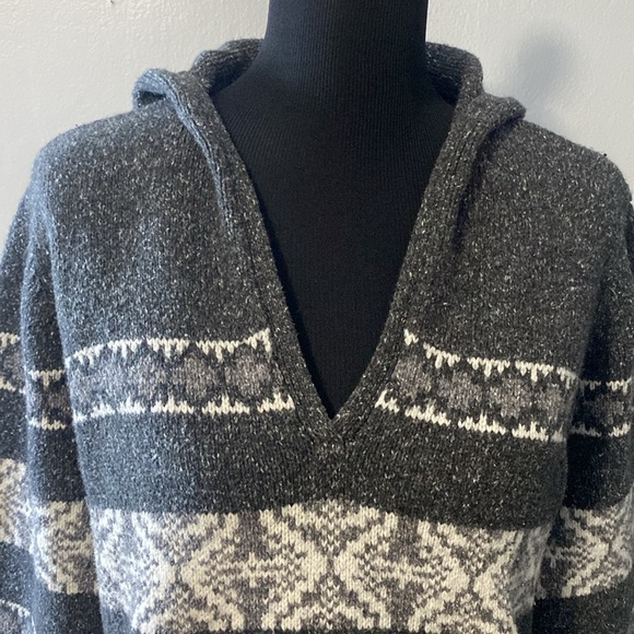 Gander Mtn Mountain Women’s Hoodie Sweater Cotton Wool Blend Sz L - Picture 2 of 8